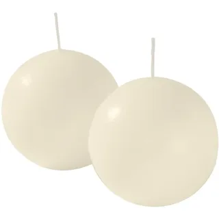 Cereria Di Giorgio Risthò Kugelkerzen 8 x 8 x 8 cm 4 Stück