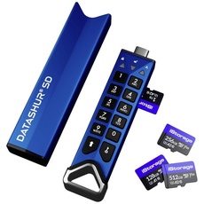 iStorage datAshur SD, Encrypted USB Flash Drive with Removable iStorage microSD Cards (Sold Separately), Password Protected, Secure Collaboration, FIPS Compliant