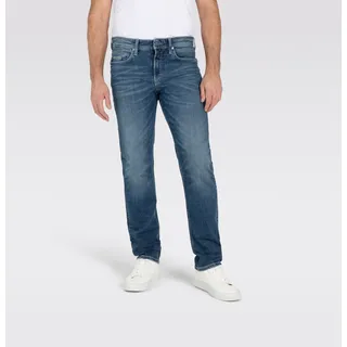 Regular-fit-Jeans MAC "Ben", Herren, Gr. 33, Länge 30, blau (vintage wash), Denim/Jeans, Obermaterial: 99% Baumwolle, 1% Elasthan, Jeans Regular-fit-Jeans