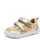 Jungen Mädchen Sneaker Gold 21 EU Weit