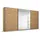 Schwebetürenschrank OTELI 360 x 210 x 68 cm Beige/Braun