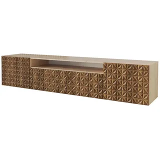 altdecor Vira-W Lowboard 200x40x41 cm Hellbraun/Holzwerkstoff