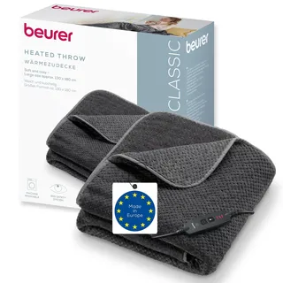Beurer HD 65 Dark Grey Wärmedecke 130x180m