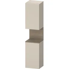 Duravit Qatego Hochschrank, Türanschlag rechts, 400x360x1760mm, Nische Eiche Terra, QA1346R35, Farbe: taupe supermatt