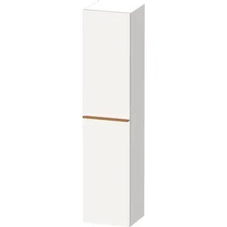 Duravit D-Neo Hochschrank, 400x1760x360mm, eine Tür, Türanschlag Links, 5 Glasfachböden, Griff Bronze gebürstet, DE1328L04180000, Farbe: Weiß Matt Dekor
