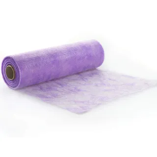 Protinam Sizoflor 30cm x 20m lang Tischläufer in Flieder zur Dekoration wie Sommer, Ostern, Weihnachten oder Hochzeiten abgelängt