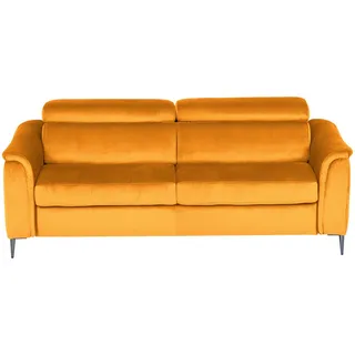 Mid.you Schlafsofa , Gelb , Textil , 203x77-98x103 cm , Made in Eu , Bettfunktion erhältlich, Rücken echt , Wohnzimmer, Sofas & Couches, Schlafsofas, Sonstige Schlafsofas