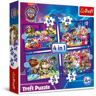 Trefl Puzzle 4in1 Paw Patrol Film