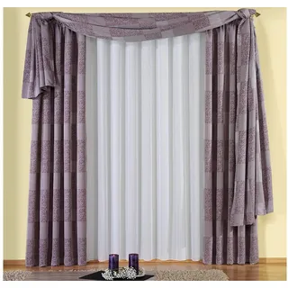Wirth Vorhang »Jenny« Kräuselband 1 Stk. tlg. Wirth flieder cm