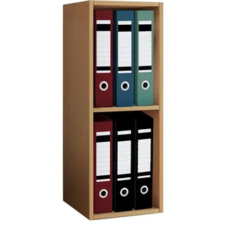 VCM Offas Aktenregal 34 x 30 x 72 cm buche