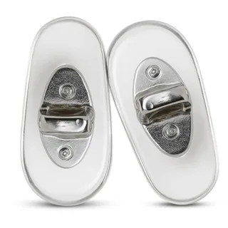 Sports Vision World Kompatible Nasenpads Ersatz für Bestimmte R-Ban-Rahmen Schrauben passend Silber