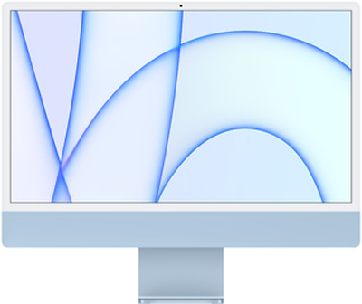 Bild von iMac 24" mit Retina 4.5K Display M1 8 GB RAM 256 GB SSD 7-Core GPU blau