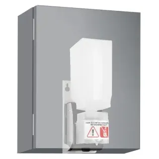 Wagner EWAR WP 173E-1 Sensor-Seifenspender, Flüssigseifenspender für den Schrank, Matt geschliffen, Fassungsvermögen: 500 ml -950 ml Einwegflaschen