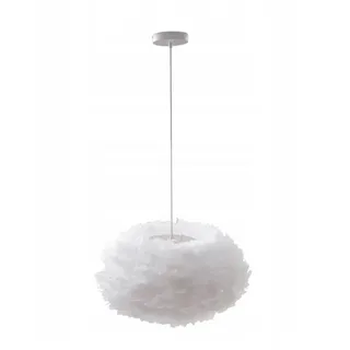 Lindby Heven Pendelleuchte, Ø 50 cm, weiß, Kunststoff, E27 - Weiß