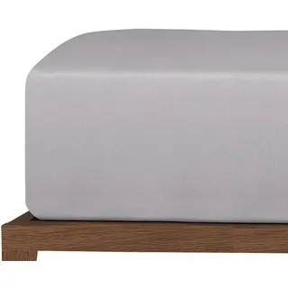 SCHIESSER Spannbettlaken Jersey 180 x 200 cm grau