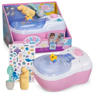 BABY BORN Puppentoilette mit Spülgeräuschen für 36 cm und 43 cm Puppen Rosa