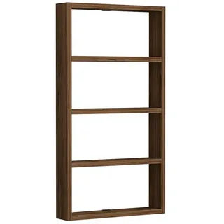 Calicosy Wandregal mit 4 ablagen - lya 43,2/9/80 cm , Naturfarben , Holzwerkstoff , 9x80x14 cm , Küchen, Küchenmöbel