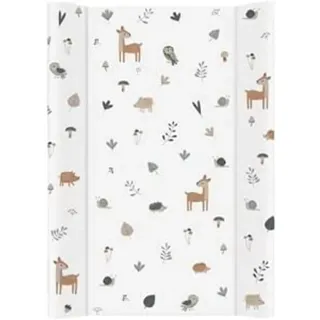 Rotho Babydesign Wickelauflage Keil 50 x 70 cm - wickelauflage - wickeltischauflage - abwaschbar - wickelmatte - wasserdicht - Motiv Waldtiere