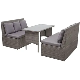 Mendler HWC-G16 Loungeset grau