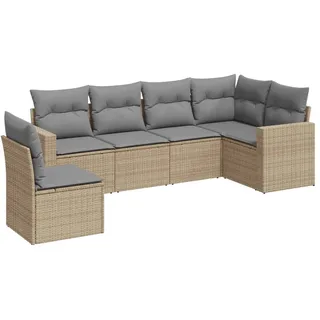 VidaXL 3251366, Hellgrau, Rattan, Stahl, 110 kg, Erwachsene & Kinder, 655 mm, 620 mm - Hellgrau