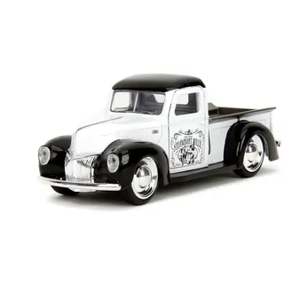 Jada Toys Disney Auto Steamboat Willie Ford Pick-up 1941 (13,5 cm) - Modellauto aus Metall mit Türen zum Öffnen, Spielzeug-Fahrzeug für Micky Maus Fans und Kinder ab 8 Jahre