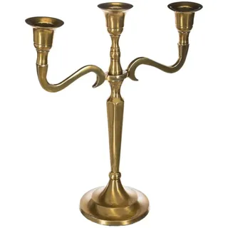AC-Deco Atmosphera - Kerzenhalter 3 Köpfe - Gold - H27 cm - Gold
