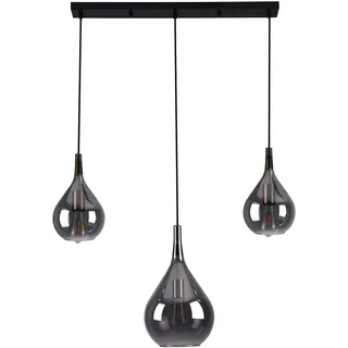 NÄVE GOTA 3-flg. 88x25 cm oval schwarz