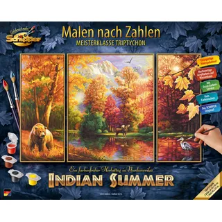 Schipper Meisterklasse Triptychon - Indian Summer 1 St. 20 cm x 50 cm mehrfarbig