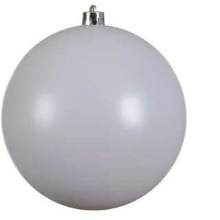 Kaemingk Weihnachtskugeln Kunststoff 20cm 1 Stück winterweiß