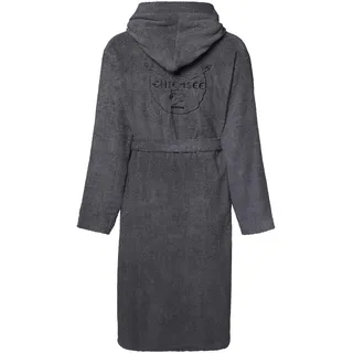 Chiemsee 53196401 Bathrobe, Unisex Bademantel, Bathrobe, Comfort Fit, Colour: Iron Gate, Size: 3XL