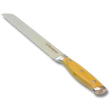 Westinghouse Brotmesser, Klingenlänge 20 cm, ergonomischer Bambus-Griff, 3-fach vernietet, 2,5 mm starke Edelstahl Klinge, sehr scharf, Profi Gebäckmesser, Küchenmesser