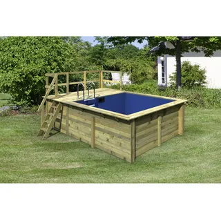 Karibu Rechteckpool 353 x 125 cm