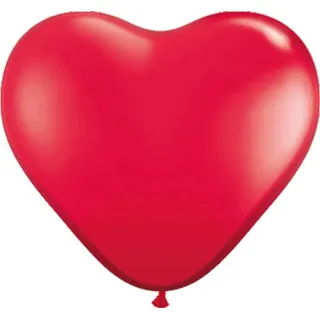 Folat Ballon Herz 30 cm 8 St. Rot
