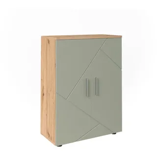 Vicco Midischrank Irma 60 x 81 x 30 cm Salbeigrün
