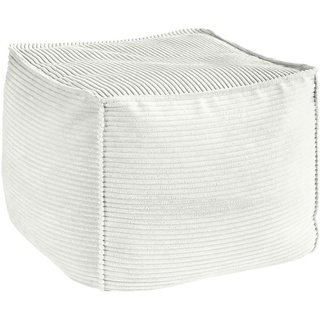 Hom`in POUF Weiß - 66x40x66 cm