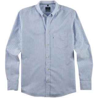 OLYMP Langarmhemd »OLYMP Hemd Casual«, blau
