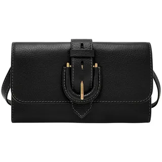 Fossil Harwell Geldbörse Damen Leder schwarz