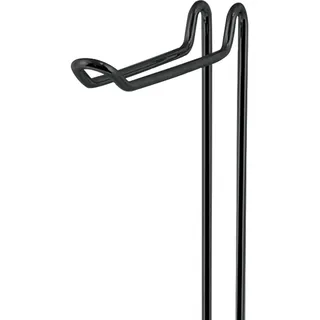 MSV Toilettenpapierhalter Stehend BxHxT: 15x54x15cm freistehender Papierrollenhalter Edler Rollenhalter für WC-Rollen als Ersatzrollenhalter Schwarz matt