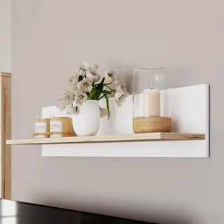 Forte Vankka Wandboard 120 x 25,6 x 21,9 cm Beige