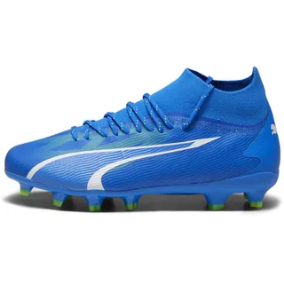 Fg/Ag Jr Fussballschuh, Ultra Blue, White, Pro, Grün, 35 EU