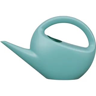 Scheurich Smilla, Gießkanne aus Kunststoff, Farbe: Matt Petrol, 47,8 cm Breite, 13,8 cm Tiefe, 31,7 cm hoch, 5 l Vol.