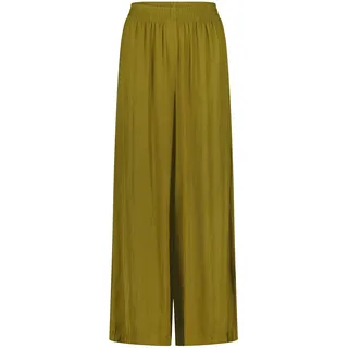 Stoffhose ZERO "Stoffhose weit", Damen, Gr. 36, EURO, grün (fir grün), Obermaterial: 100% Polyester PES., Hosen Stoffhose