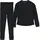 Kinderset Sweatshirt und Hose Schwarz 152