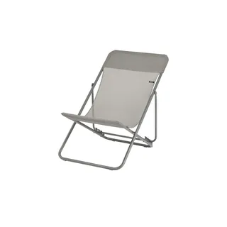 Lafuma Maxi Transat Liegestuhl 62 x 76 x 91 cm braun/grau klappbar