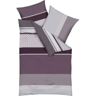 KAEPPEL Imperial Gestreift Rot 155 x 220 cm + 2 x 80 x 80 cm