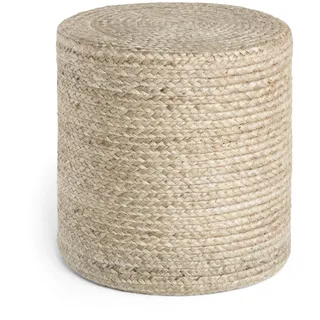 HANSE HOME Pouf Looma Jute 40 x 40 x 40 cm Natur Greige