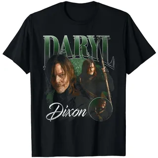 The Walking Dead - Daryl Dixon Daryl Homage T-Shirt, Herren, Schwarz, 3XL