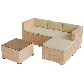 Juskys Punta Cana Loungeset creme/sand