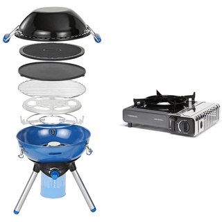 Campingaz Party Grill & Camp Bistro 3 Gaskocher, 1-flammig, Campingkocher, 2.200 Watt Leistung, kompakter Outdoorkocher, inklusive Tragekoffer für einfachen Transport, Schwarz, 34 x 28 x 13 cm