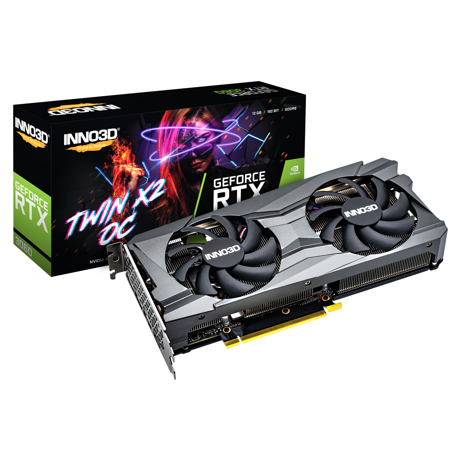 Bild von GeForce RTX 3060 Twin X2 OC 12 GB GDRR6 1320 MHz N30602-12D6X-11902120H